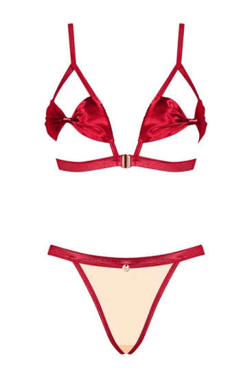 Комплект белья Obsessive Rubinesa