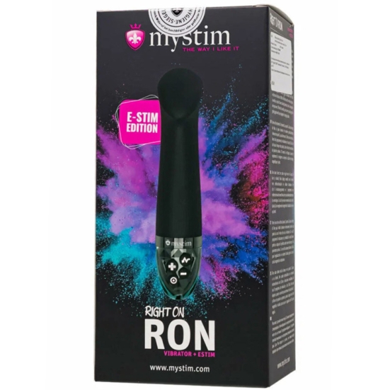 Вибратор с электростимуляцией Mystim Right on Ron